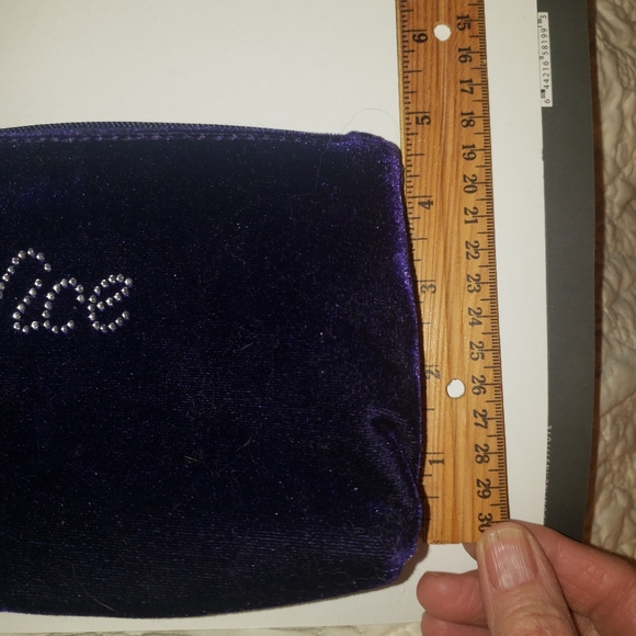 Naughty/Nice Purple Velvet Bag - Picture 5 of 5